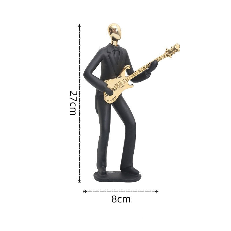 Statue Homme guitare