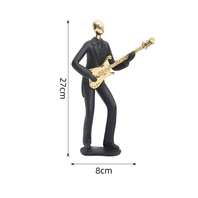 Statue Homme guitare