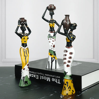 Statue Femme Africaine (Trio)