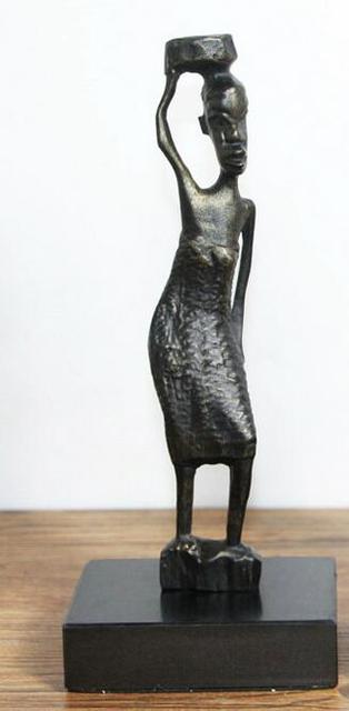 Sculpture Bronze Africaine