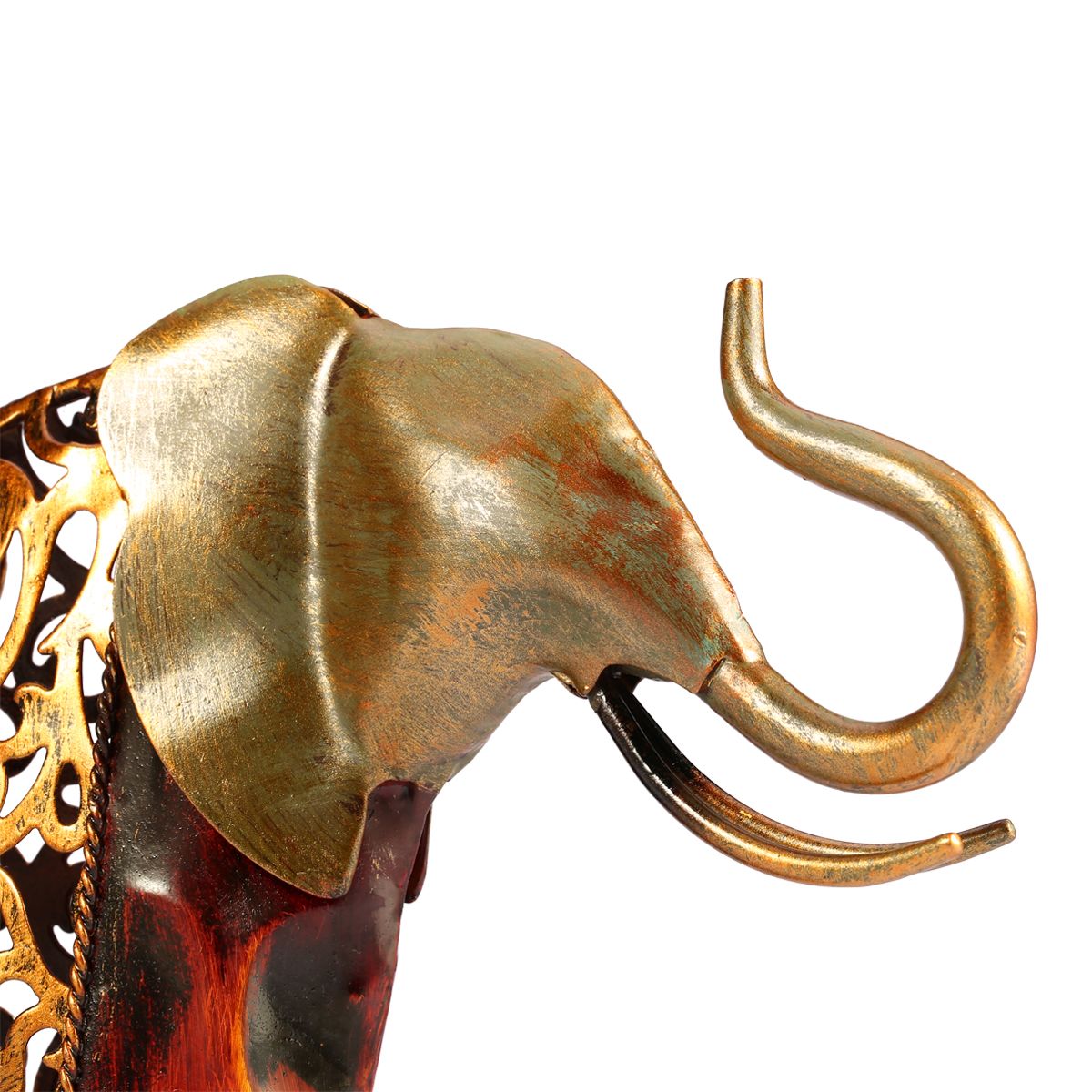 Elephant Metal Statue