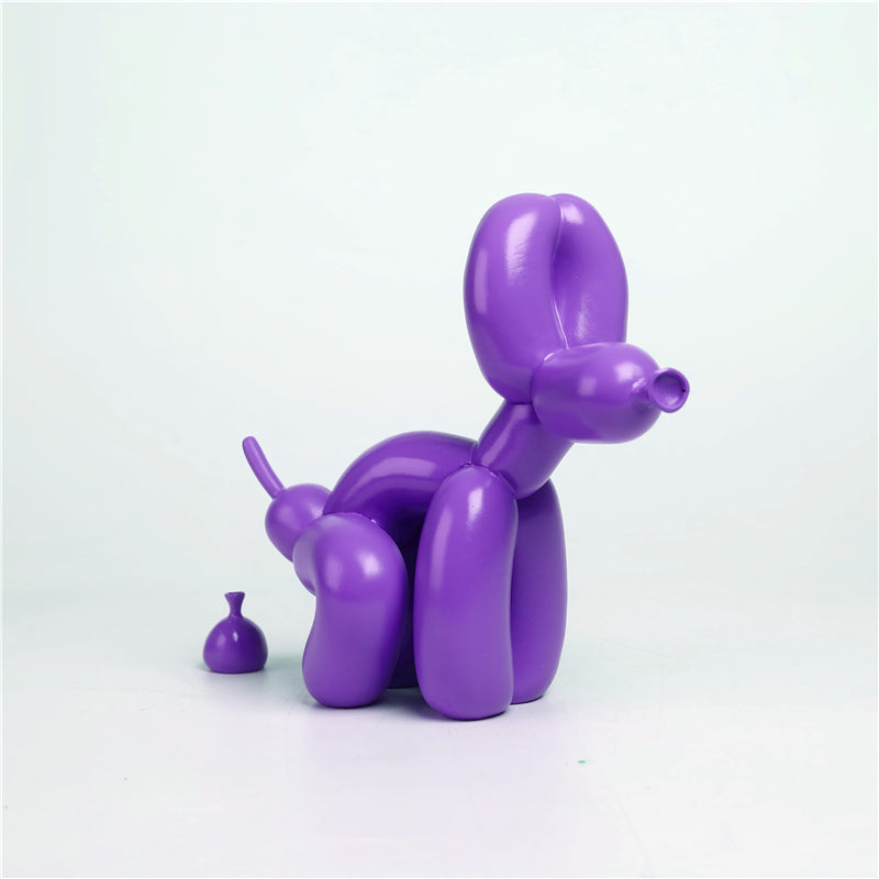 Pooping Balloon Dog Statue 