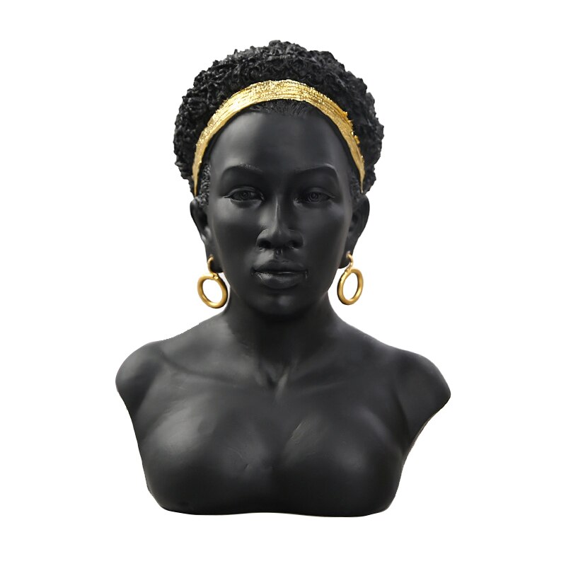 African Woman Bust 