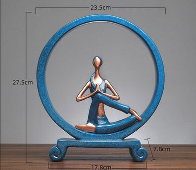 Yoga Woman Statue 