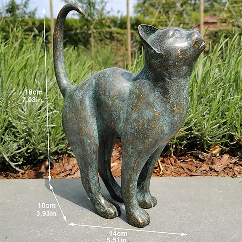 Outdoor Cat Statue