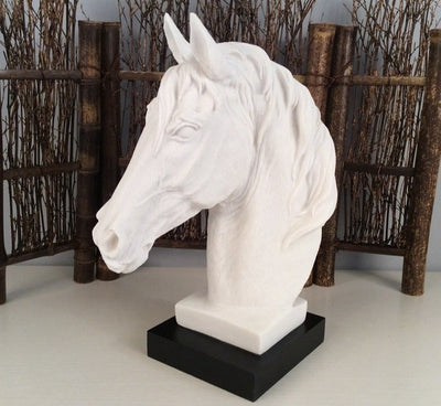 Horse Bust Sculpture 