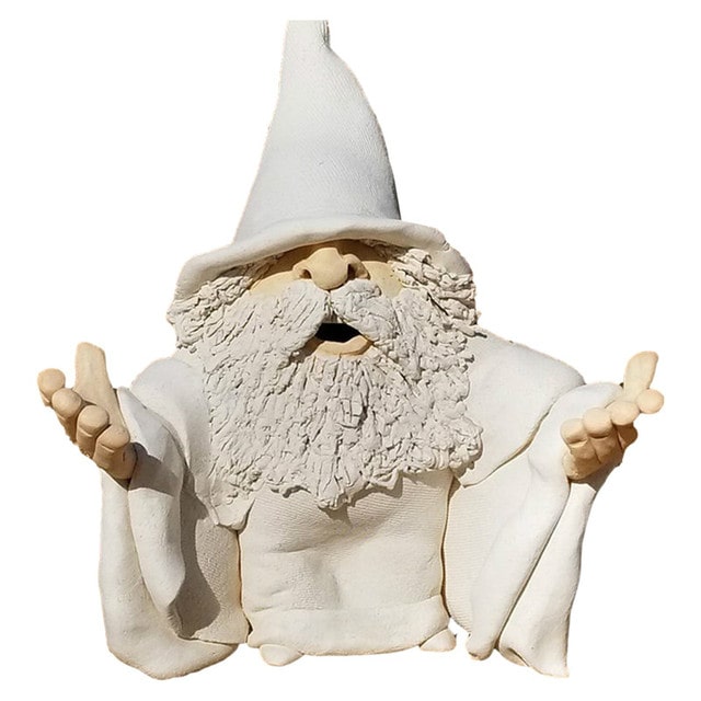 White Garden Gnome 
