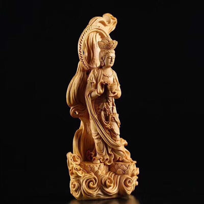 Asian Wooden Statue